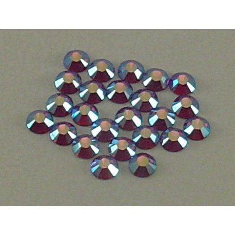 Sachet de cristaux de swarovski fuchsia irisé 2.6mm ss9