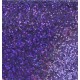 Flacon de paillettes cosmétiques extra-fine violet holographique 14g