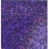 Flacon de paillettes cosmétiques extra-fine violet holographique 14g