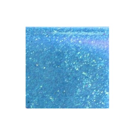 Flacon de paillettes cosmétique extra-fine bleu holographique