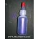 Flacon de paillettes cosmétiques extra-fine violet 14g
