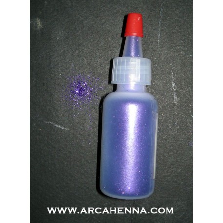 Flacon de paillettes cosmétiques extra-fine violet 14g